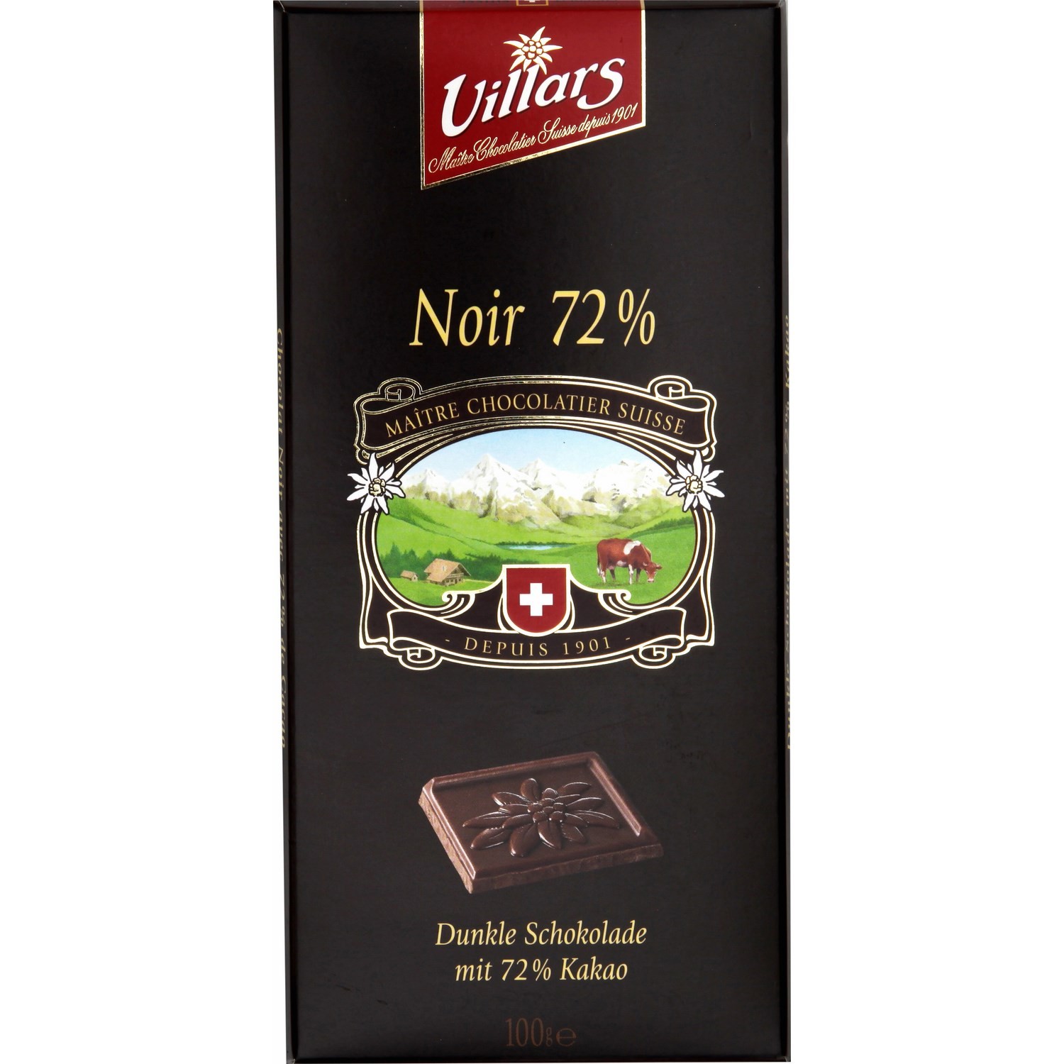 Chocolat noir 72%